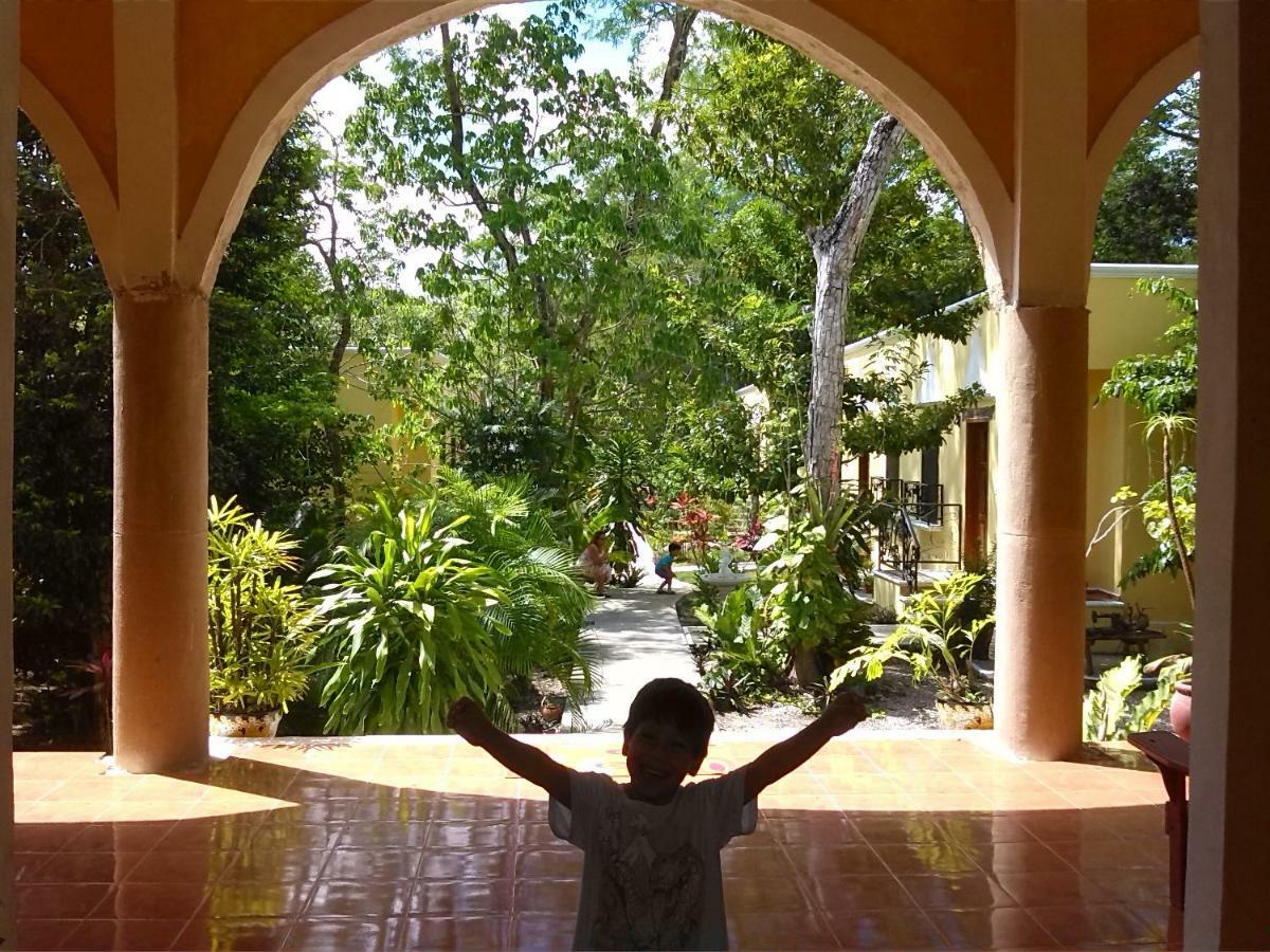 Bed and Breakfast Hacienda Cobá Exterior foto